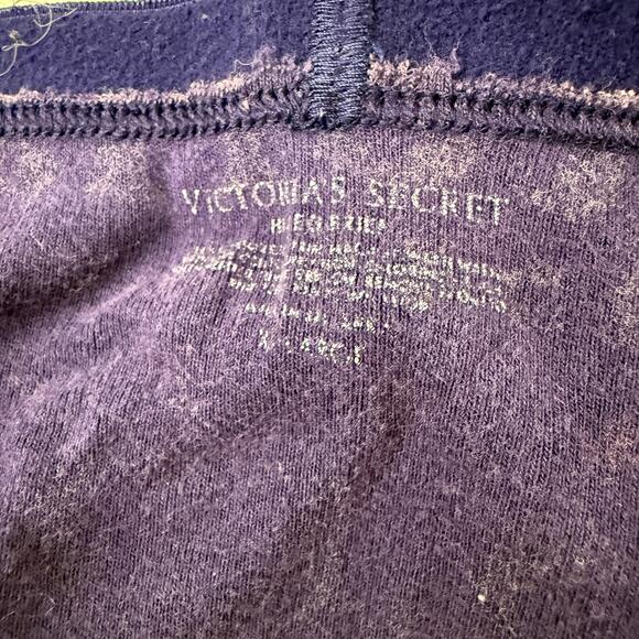 Victoria's Secret Panty Cotton High Leg All Over Print Logo Xlarge Comfort - Picture 3 of 6